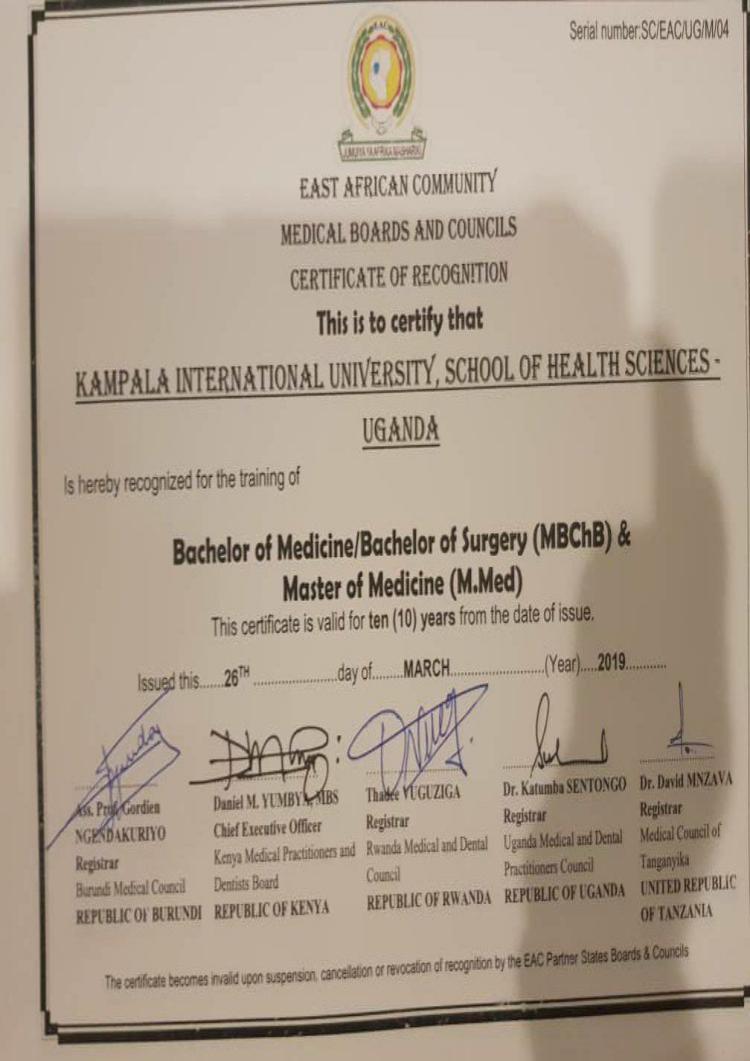 Buy Degree From the Kampala International University