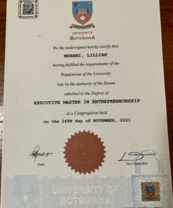 buy degree from University of Botswana