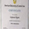 Buy Degree From the University of Central Asia