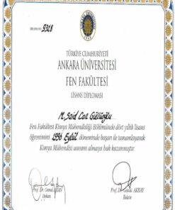 Buy college degree from the Ankara Üniversitesi