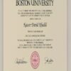 Buy college degree from The Boston College