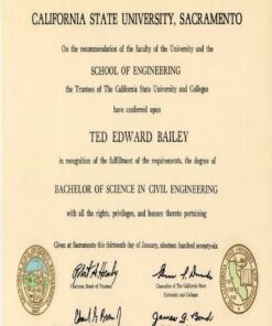 Buy college degree from The California State University, Sacramento