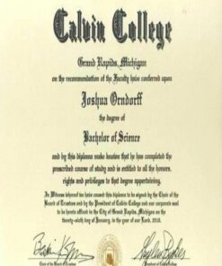 Buy college degree from The Calvin University