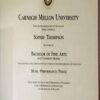 Buy college degree from The Carnegie Mellon University