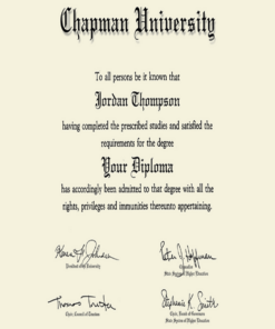 Buy college degree from The Chapman University