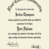 Buy college degree from The East Carolina University