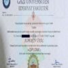 Buy college degree from the  Gazi Üniversitesi