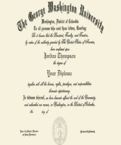 Buy college degree from The George Washington University