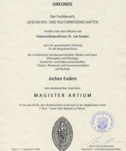 Buy college degree from the Johannes Gutenberg-Universität Mainz