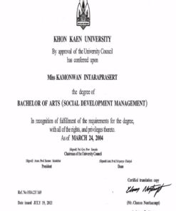 Buy college degree from the Khon Kaen University
