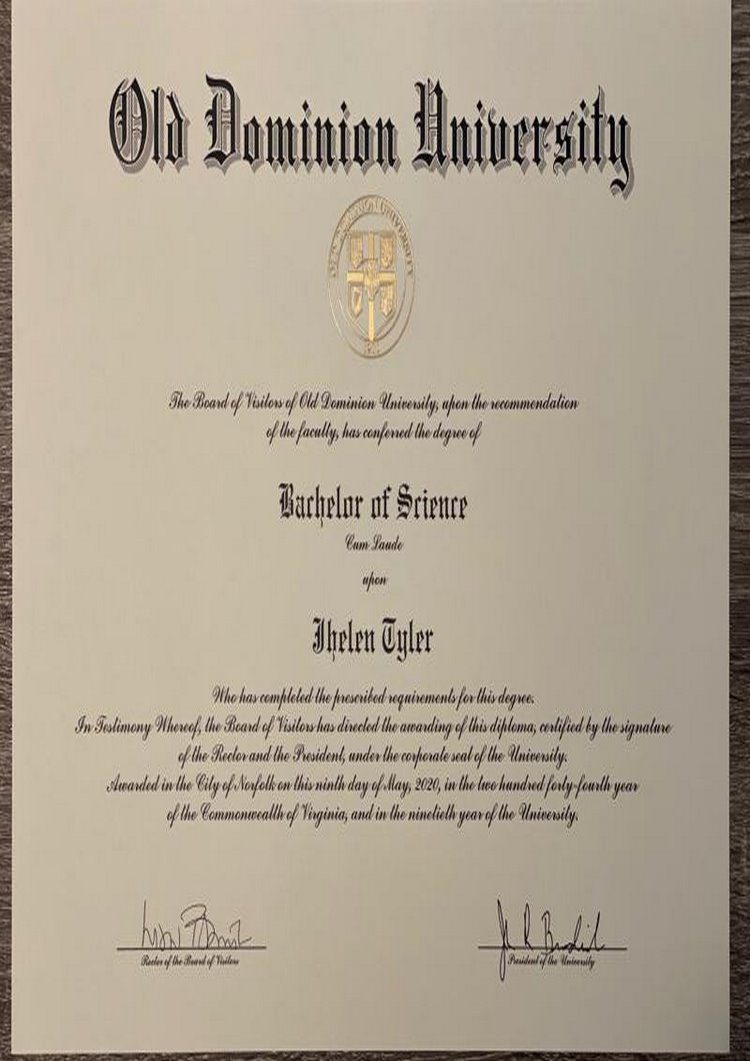 Buy college degree from The Old Dominion University