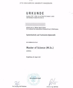Buy college degree from the Otto-von-Guericke-Universität Magdeburg
