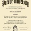 Buy college degree from The Purdue University
