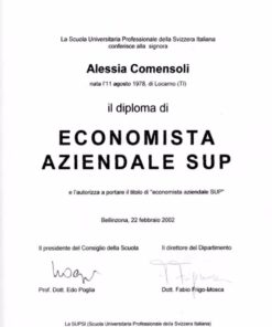 Buy college degree from the  Scuola universitaria professionale della Svizzera italiana