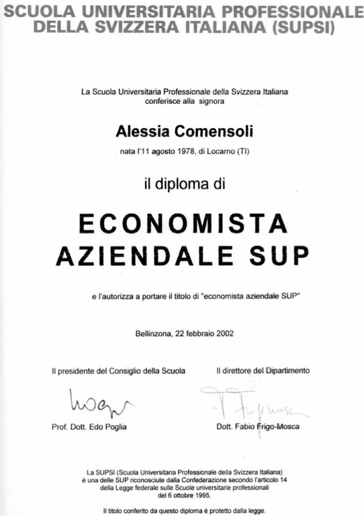 Buy college degree from the Scuola universitaria professionale della Svizzera italiana