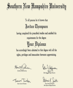 Buy college degree from The Southern New Hampshire University