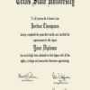 Buy college degree from The Texas State University