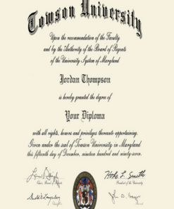 Buy college degree from The Towson University