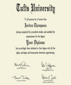 Buy college degree from The Tufts University