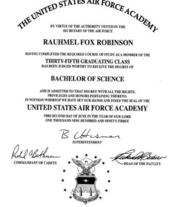 Buy college degree from The United States Air Force Academy