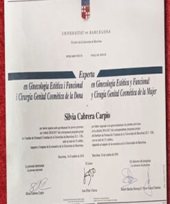 Buy college degree from the Universidad de Barcelona