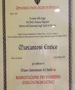 Buy college degree from the Università degli Studi di Genova
