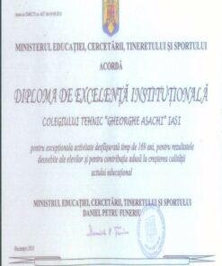 Buy college degree from the Universitatea Tehnica Gheorghe Asachi din Iasi