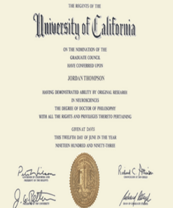 Buy college degree from The University of California, San Francisco