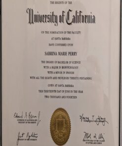 Buy college degree from The University of California, Santa Barbara