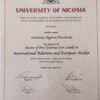 Buy college degree from The University of Cyprus