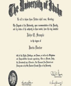 Buy college degree from The University of Idaho