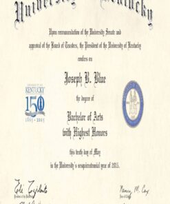 Buy college degree from The University of Kentucky