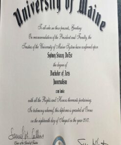Buy college degree from The University of Maine