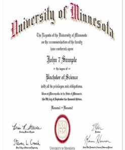 Buy college degree from The University of Minnesota-Twin Cities