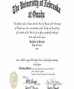Buy college degree from The University of Nebraska at Omaha
