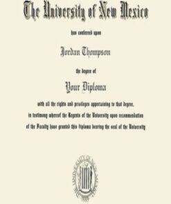 Buy college degree from The University of New Mexico