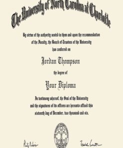 Buy college degree from The University of North Carolina at Charlotte