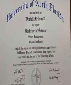 Buy college degree from The University of North Florida