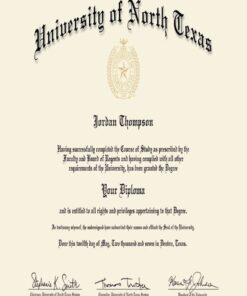 Buy college degree from The University of North Texas