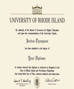 Buy college degree from The University of Rhode Island