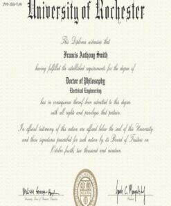 Buy college degree from The University of Rochester