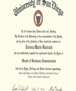 Buy college degree from The University of San Diego