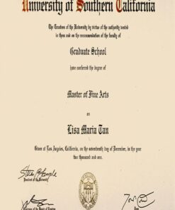 Buy college degree from The University of Southern California