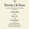 Buy college degree from The University of St. Thomas