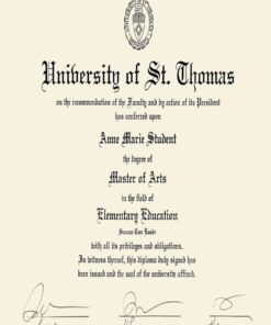 Buy college degree from The University of St. Thomas