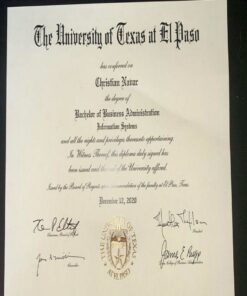 Buy college degree from The University of Texas at El Paso