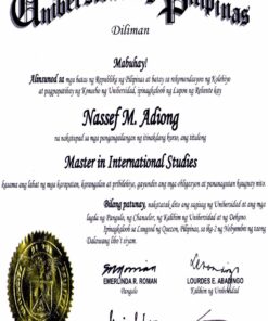 Buy college degree from the University of the Philippines Diliman