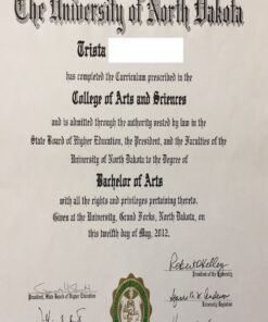 Buy college degree from The University of University of North Dakota