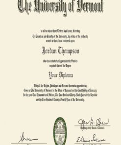 Buy college degree from The University of Vermont