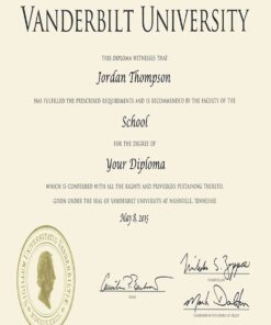 Buy college degree from The Vanderbilt University